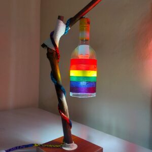 Upcycle Glass Bottle Lamp