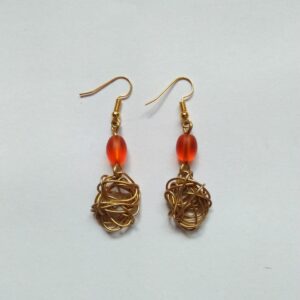 Copper Wire Earrings
