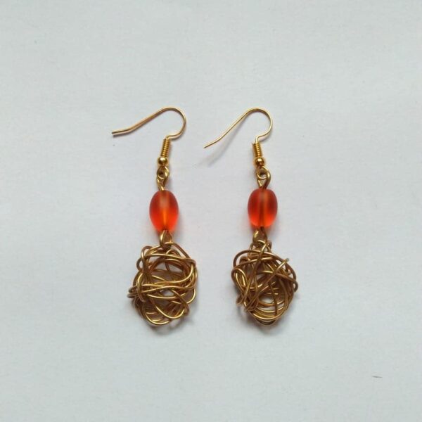 Copper Wire Earrings