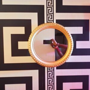 Upcycled tyre mirror 16 inch