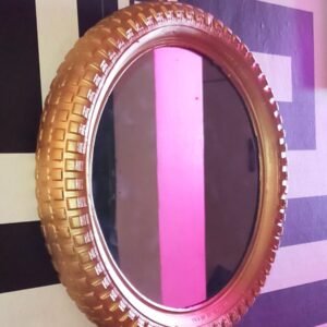 Upcycled tyre mirror 16 inch